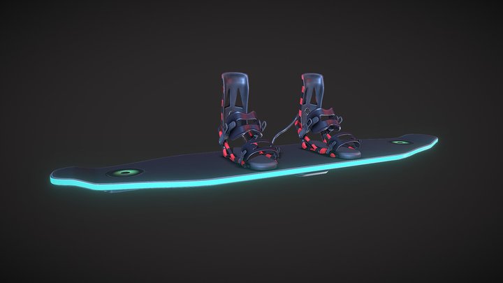 WaveBoard3000 3D Model