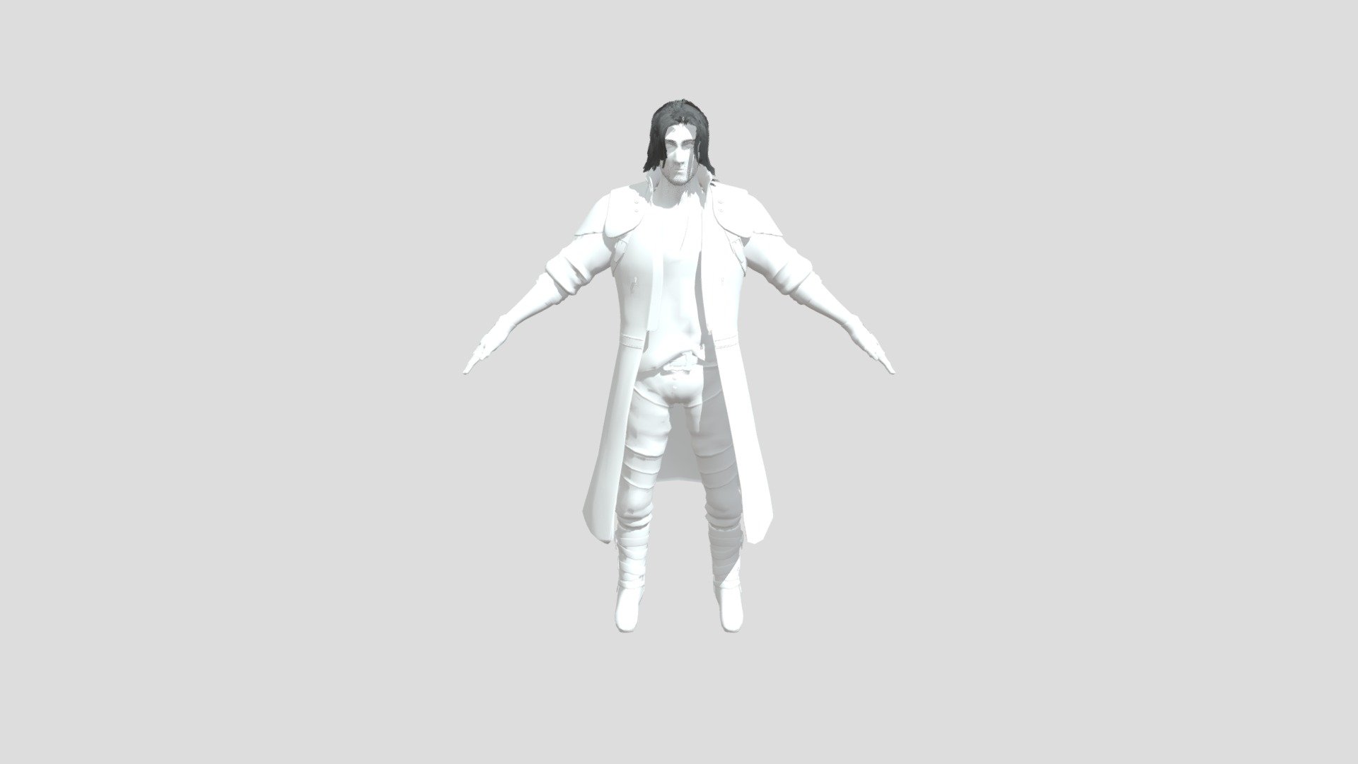 Dante devil mat cry 5_Lowpoly