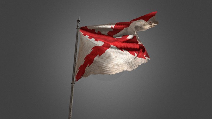 Looping Animated Spanish flag /Catholic Monarchy