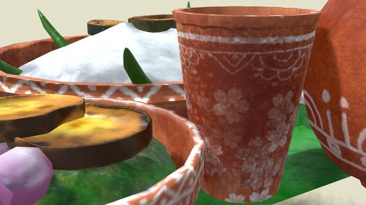 Panta Illish Stylized Art 3D Model