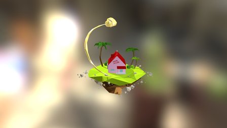 Illa Low Poly 3D Model