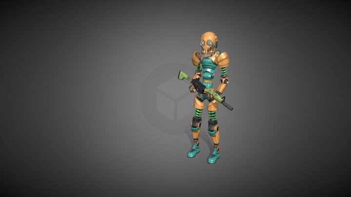RobotRifleman 3D Model