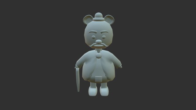 PROGRESS: OWN CHARACTER MODEL 3D Model
