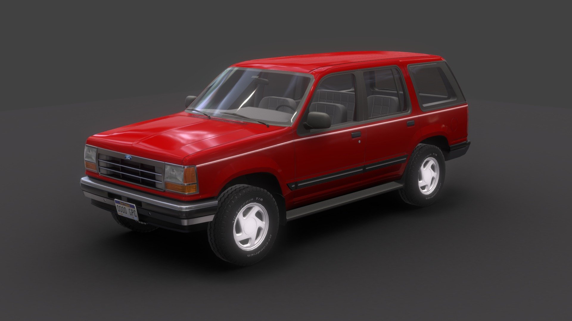 Ford Explorer 1992 - Buy Royalty Free 3D model by codexito [aa0fe0b ...