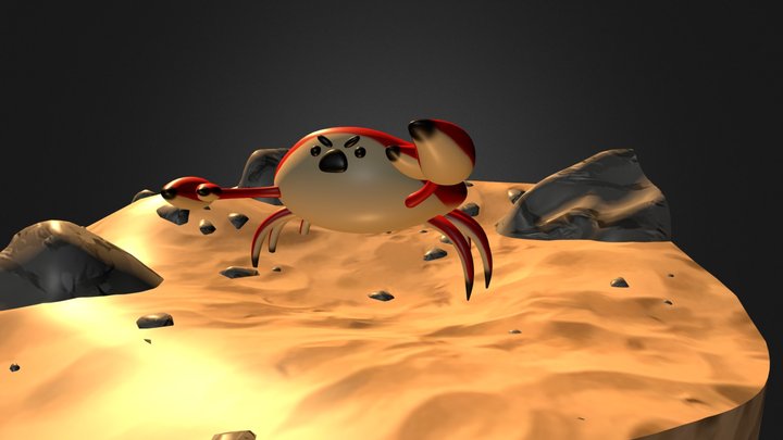 Crabby Crab 3D Model