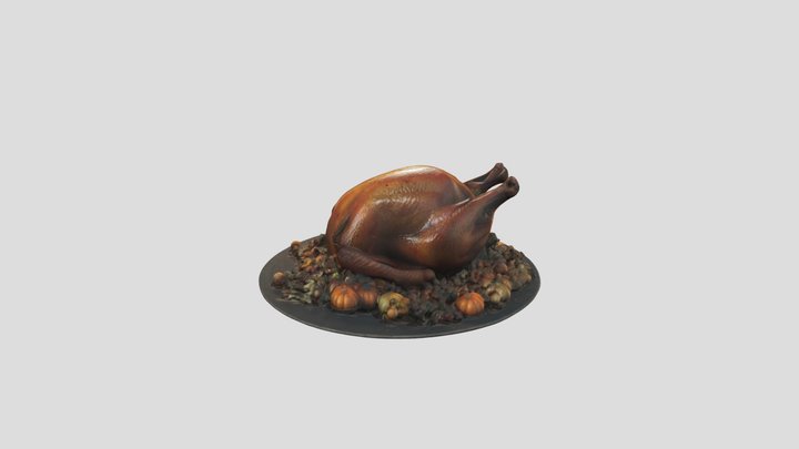 Thanksgiving art presentation 3D Model