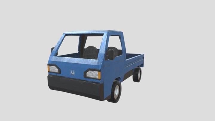 1991 Honda Acty 3D Model