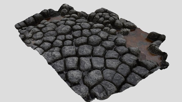 Природная мостовая на острове Кунашир (2) – Modello 3D gratuito STL