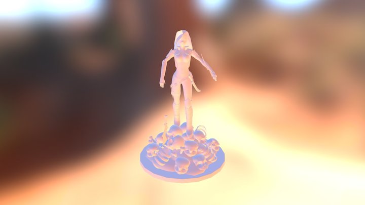 stylized character 3D Model