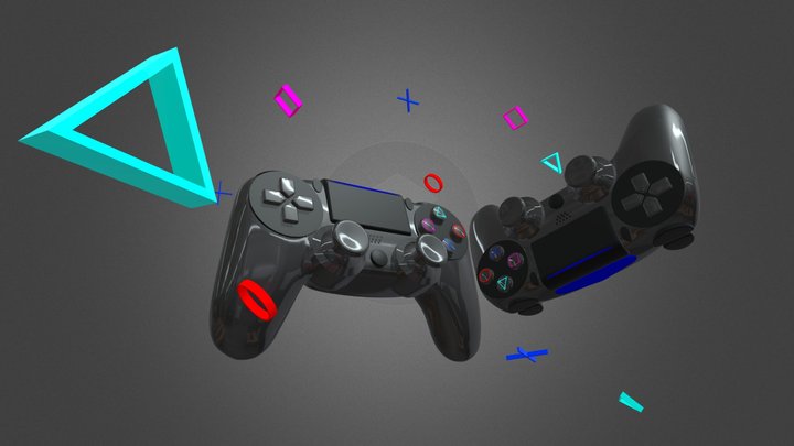 Gamepad 3D Model