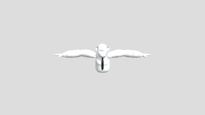 Kong Model (free with a suit) FROM BLENDER 3D Model