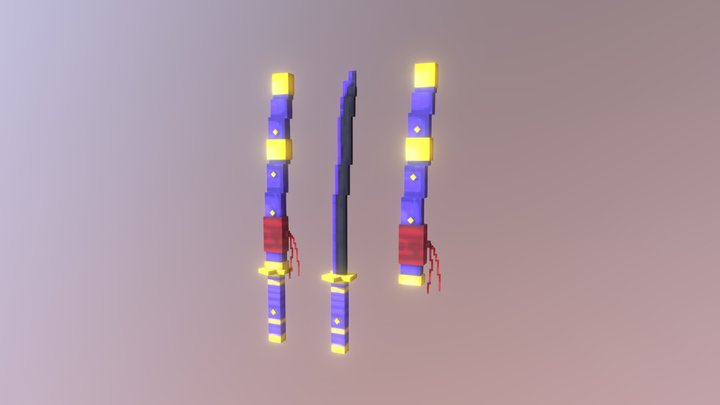 Enma Katana 3D Model