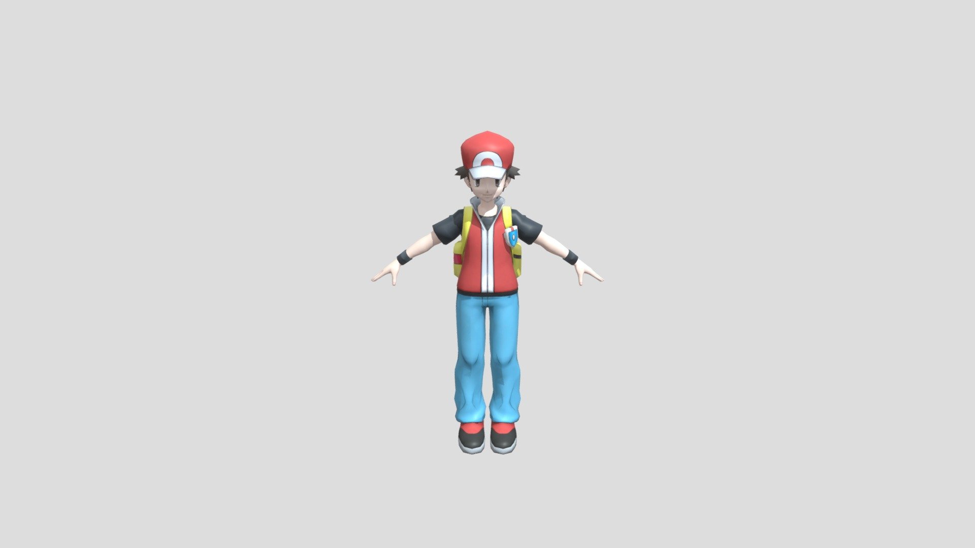 Red - Pokemon - Download Free 3D model by Chechorams16 [aa14b7c ...