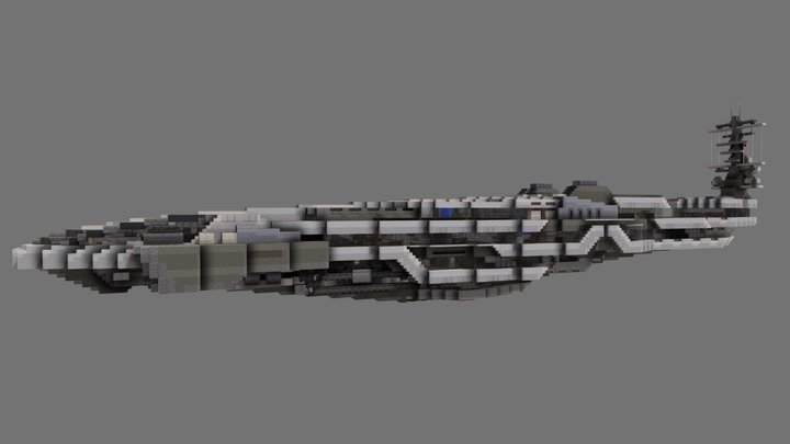 SpaceYacht 3D Model