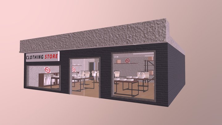 Clothing Store 3D Model