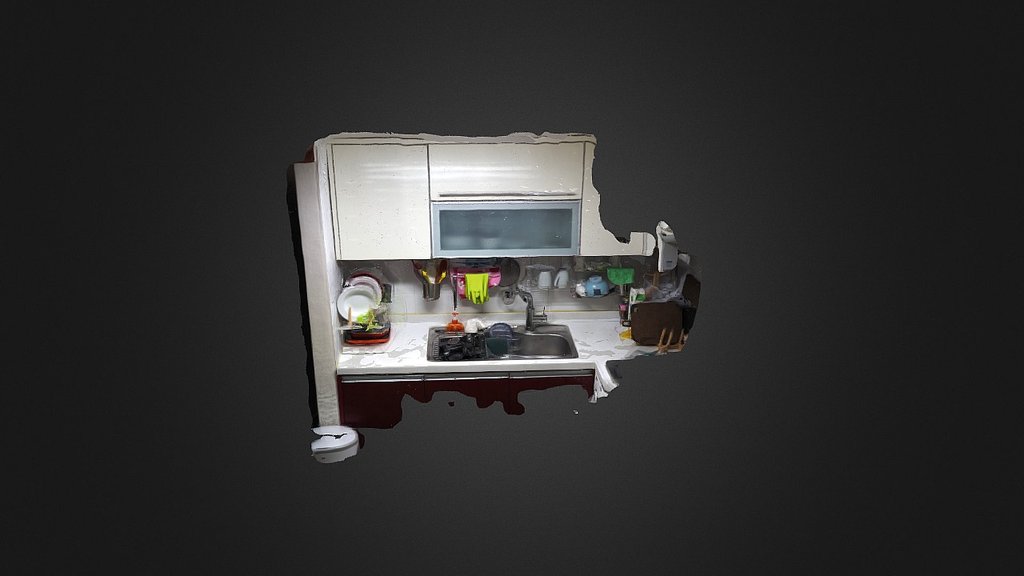Kitchen Scan Test - 3D model by ez2rfc [aa16d10] - Sketchfab