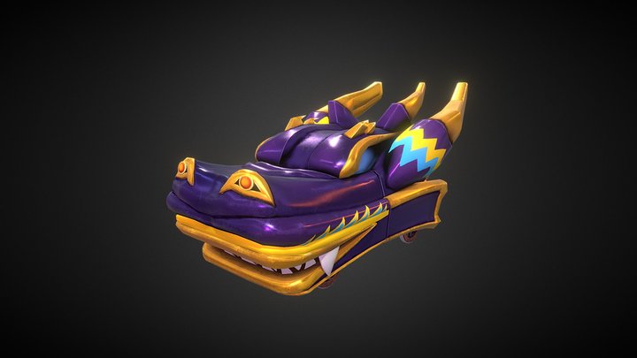 Cloud Race - Dragon Car 3D Model