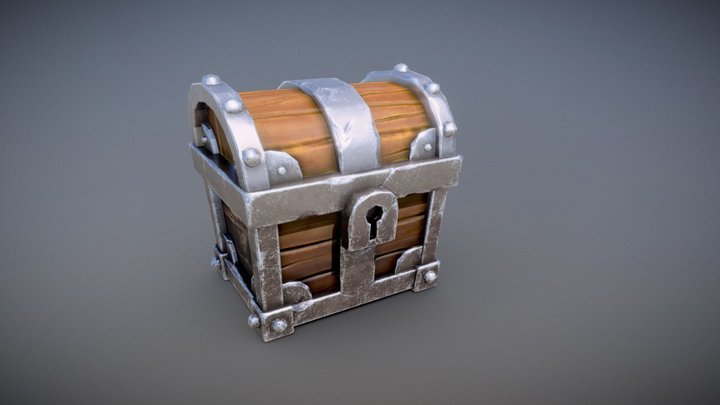 Chest Low 3D Model