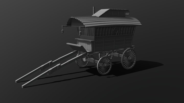 MediEval Carriage 3D Model
