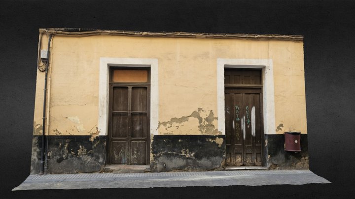 Fachada 01 en Cádiz 3D Model