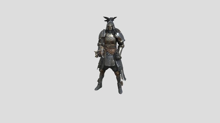 Guardian of the Ember Flames 3D Model