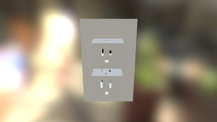 Cube Power Port 3D Model