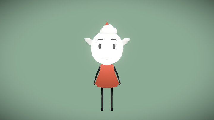Alfur Aldric from Hilda 3D Model