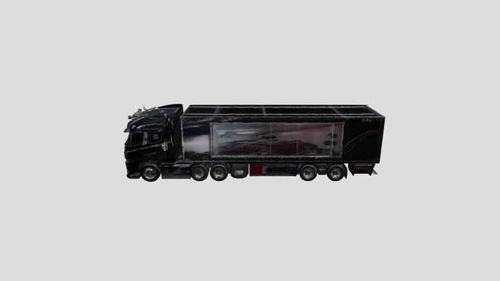 Midnight Hauler volvo by nirteee 3D Model