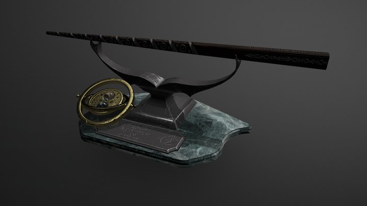 WIP-Sirius Black Wand and timeturner 3D Model