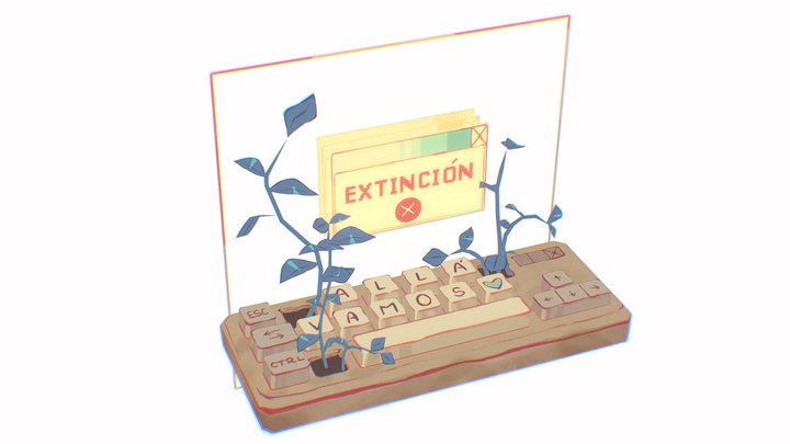 Keyboard - Gaston Pacheco 3D Model