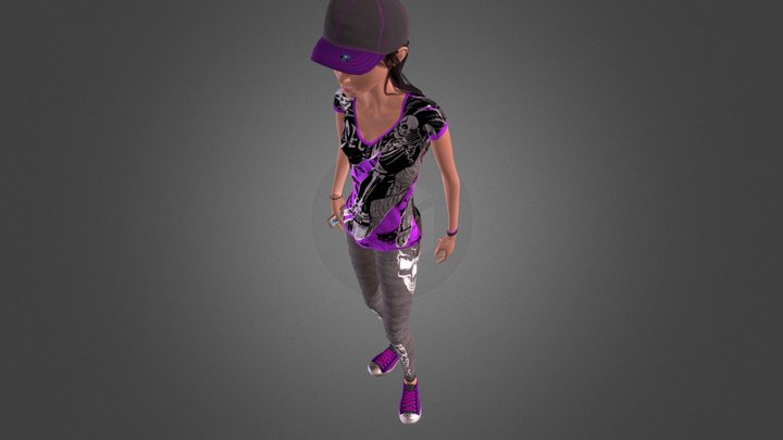 Fitgirl 3D models Sketchfab