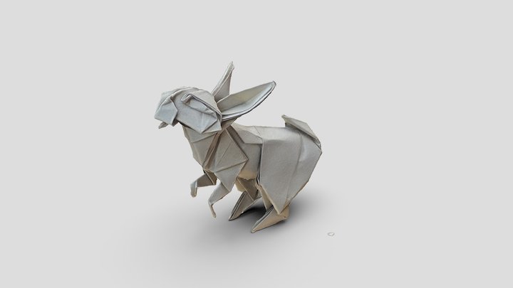 Origami rabbit. Ronald Koh. 3D Model
