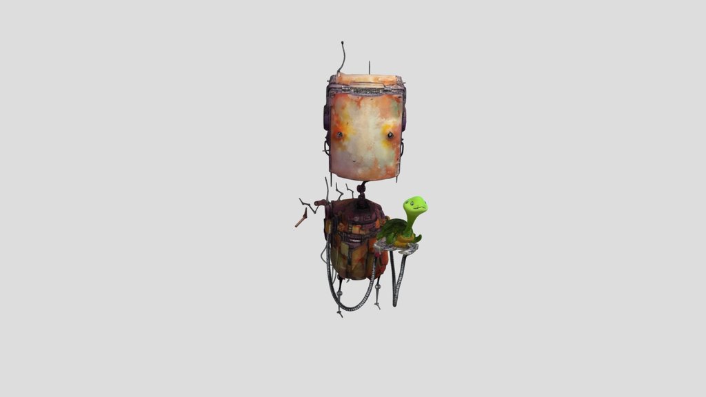 Rusty Boxhead and the Turtle