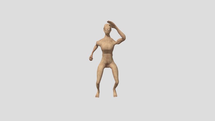 Model posed 3D Model
