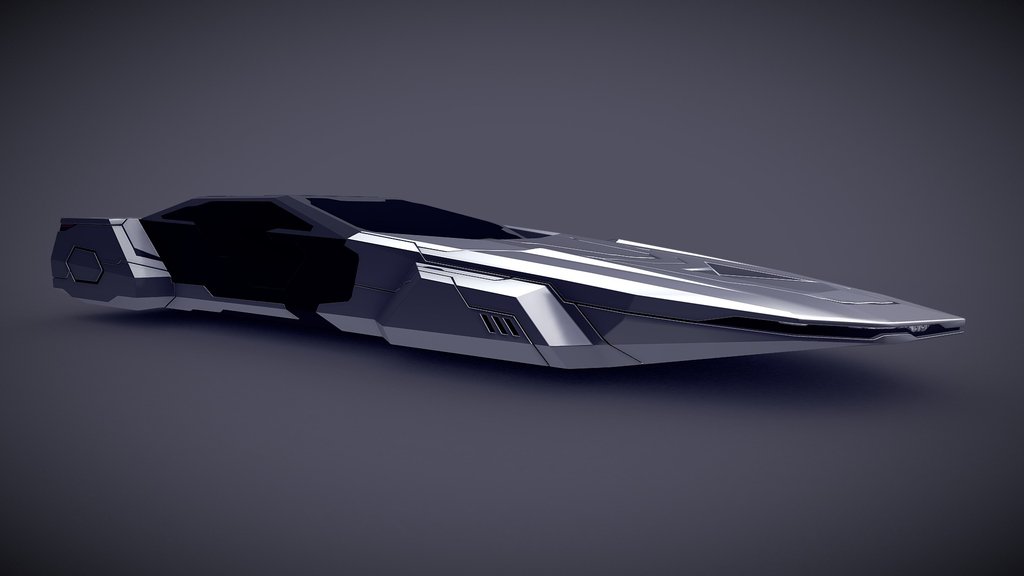 FREE Sci-Fi Vehicle 012 03 - public domain (CC0)