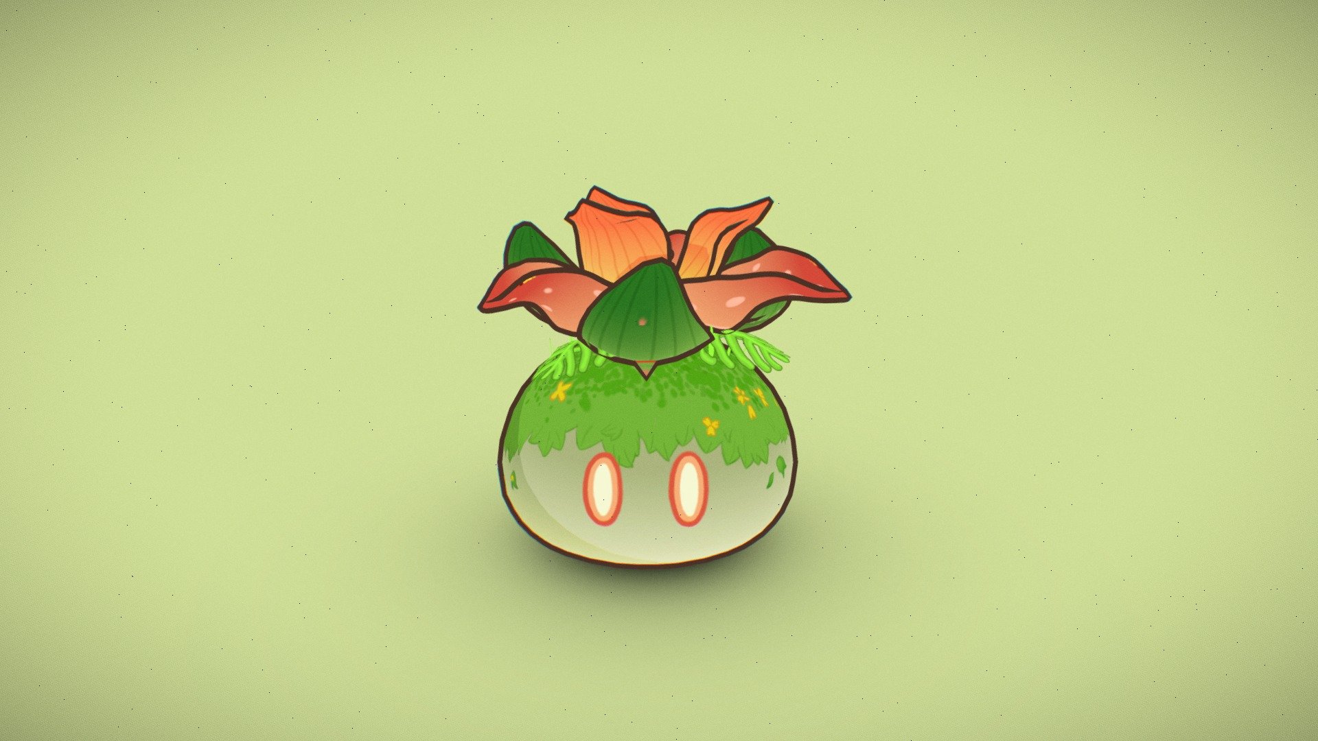 dendro slime - Download Free 3D model by LinjieFan [aa1c8c6] - Sketchfab