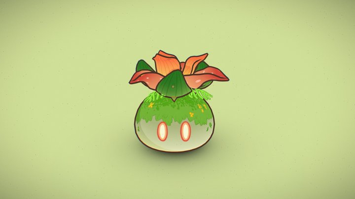 dendro slime 3D Model