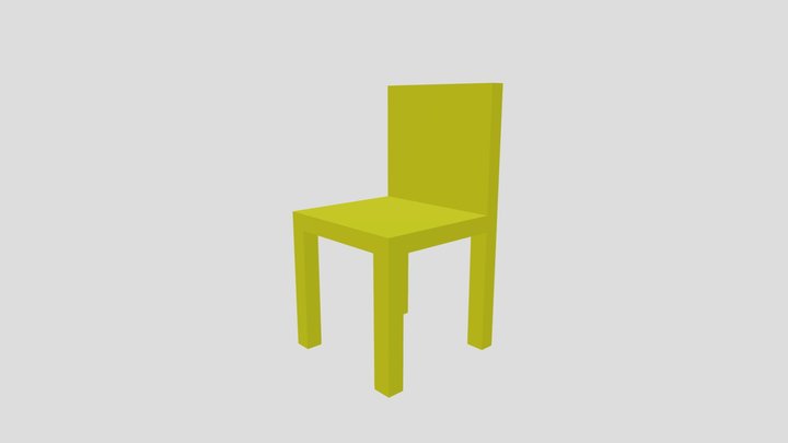 644230017 Chair Model 3D Model
