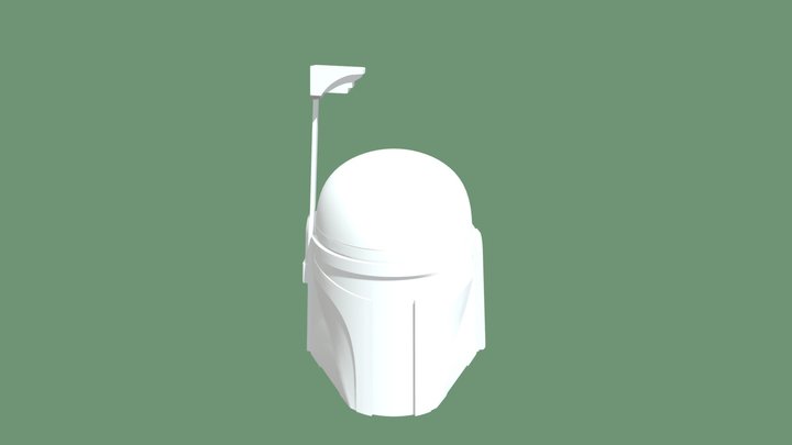 Jango Fett Helmet 3D Model