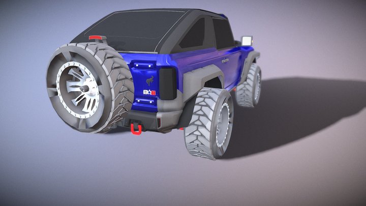 ford bronco 2X 3D Model