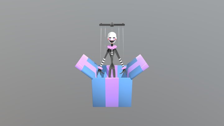 Fnaf Puppet 3D Model