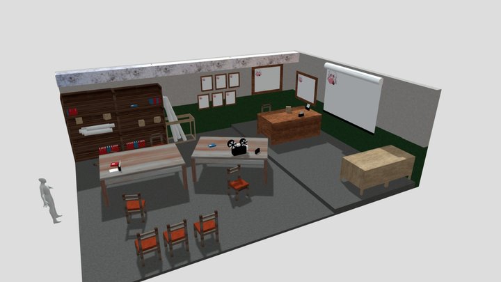 Room interior 3D Model