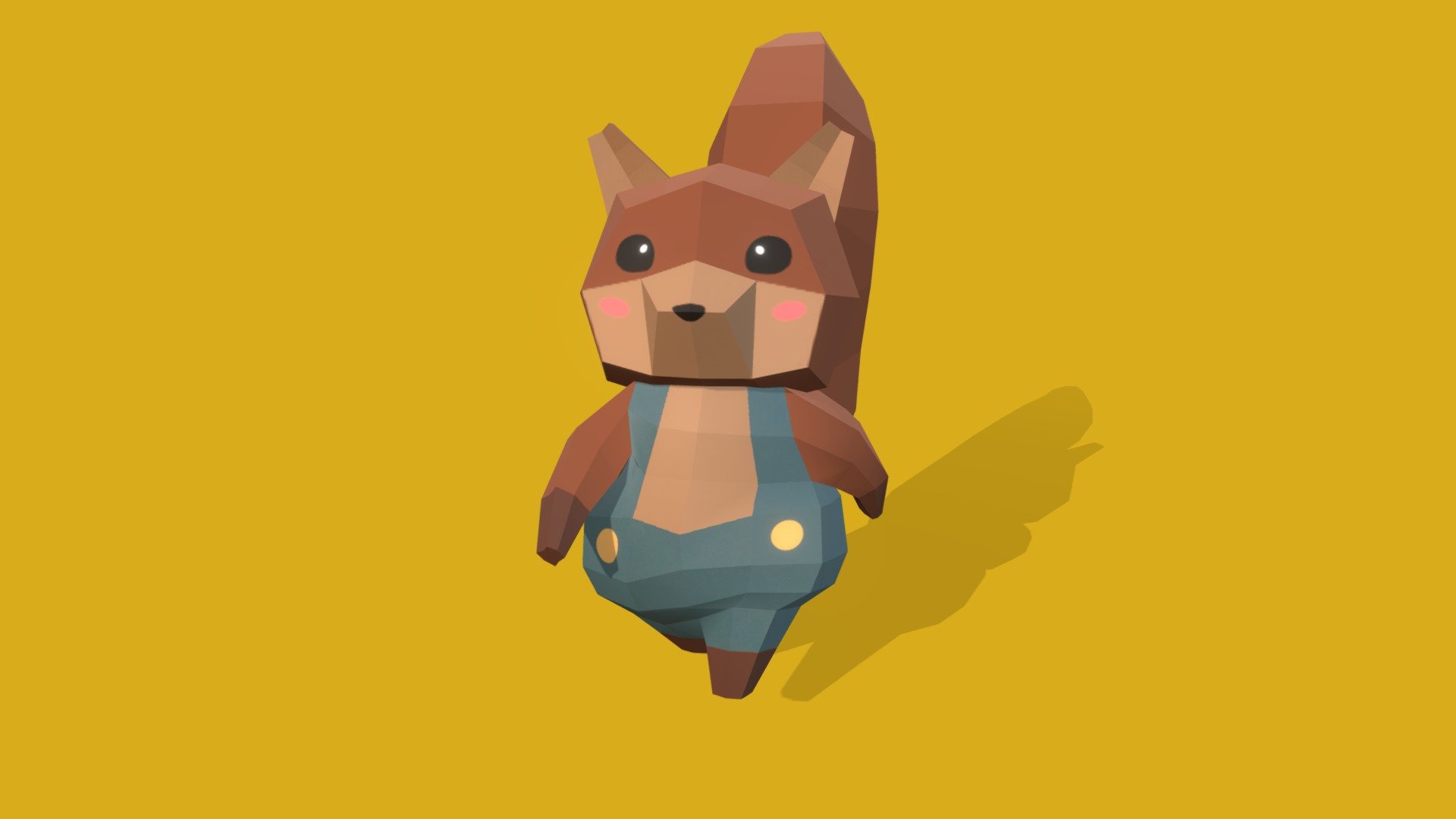 Cheekz the Squirrel "Bad Juju" 3D model by Deerex 🦖