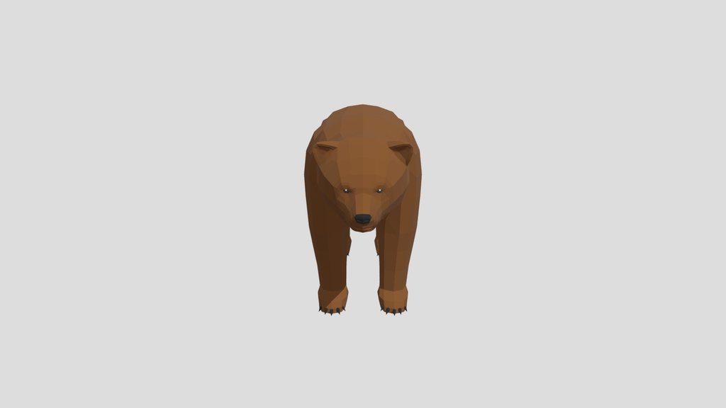 Low Poly Bear