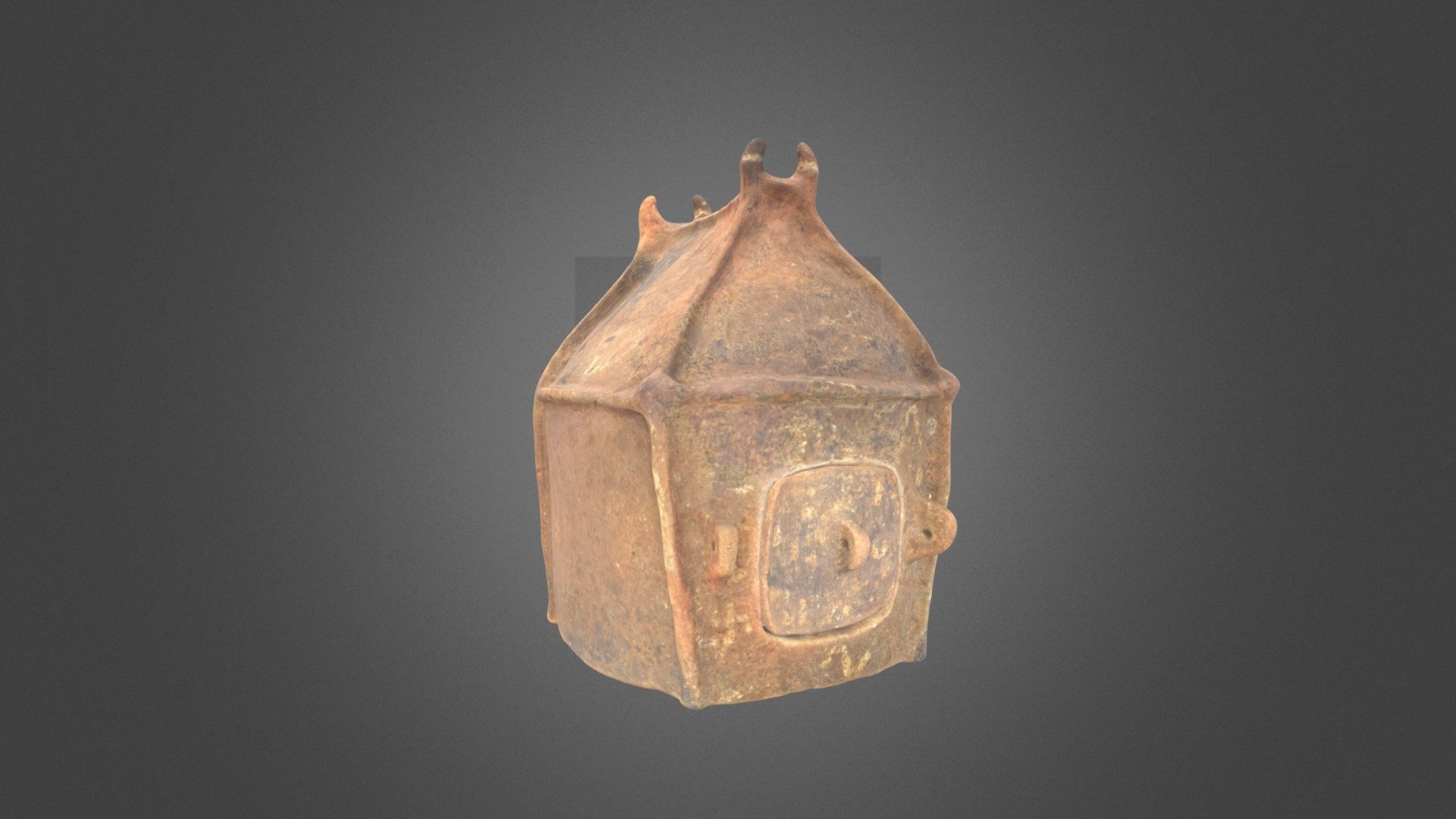 Urn in de vorm van een hut