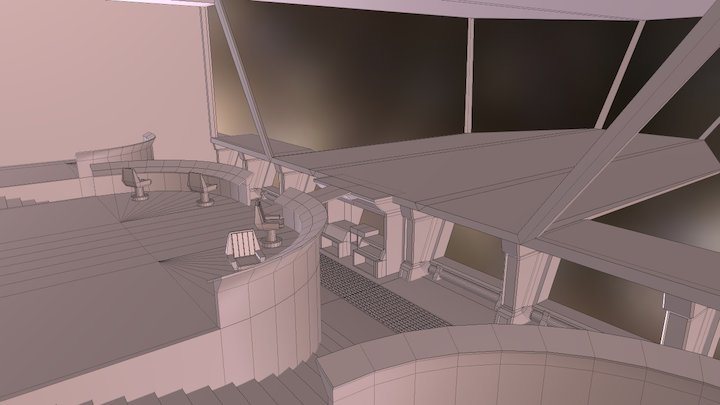 Starship Deck 3D Model