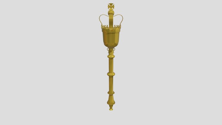 Canadian Parliament Mace 3D Model