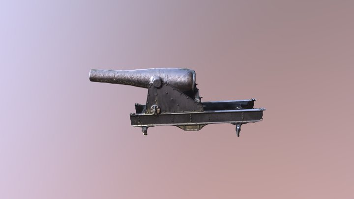 Civil war cannon Cannon 3D Model