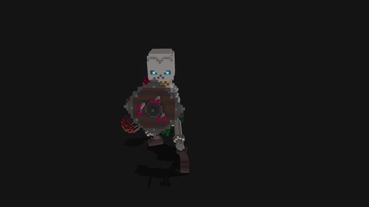 skeleton warrior 3D Model