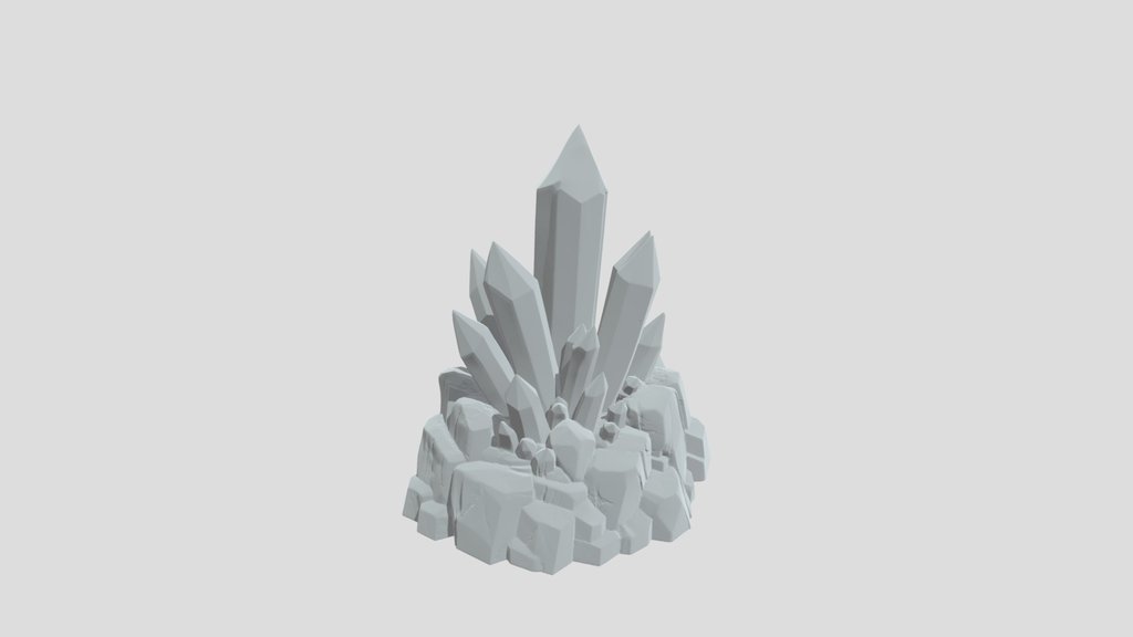 Crimson Crystal Cluster